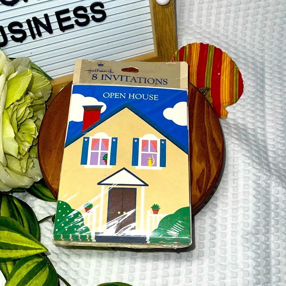 Vintage Hallmark Open House Invitations 8 pack sealed